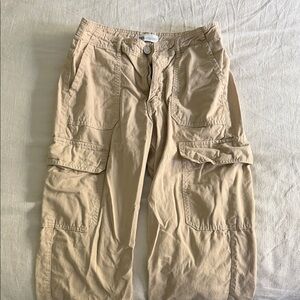 Zara Women's Tan Cargo Pants